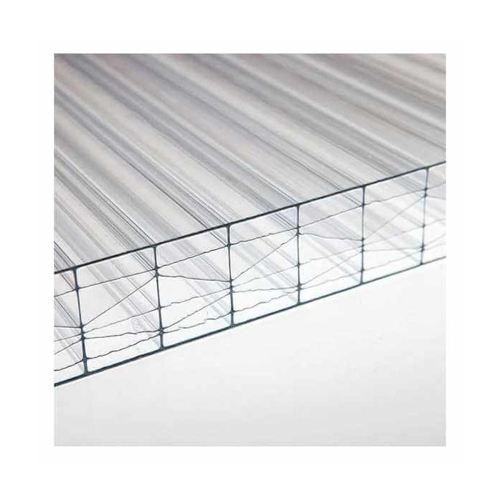 Сотовый поликарбонат 25 мм BORREX прозрачный 2100х12000 мм